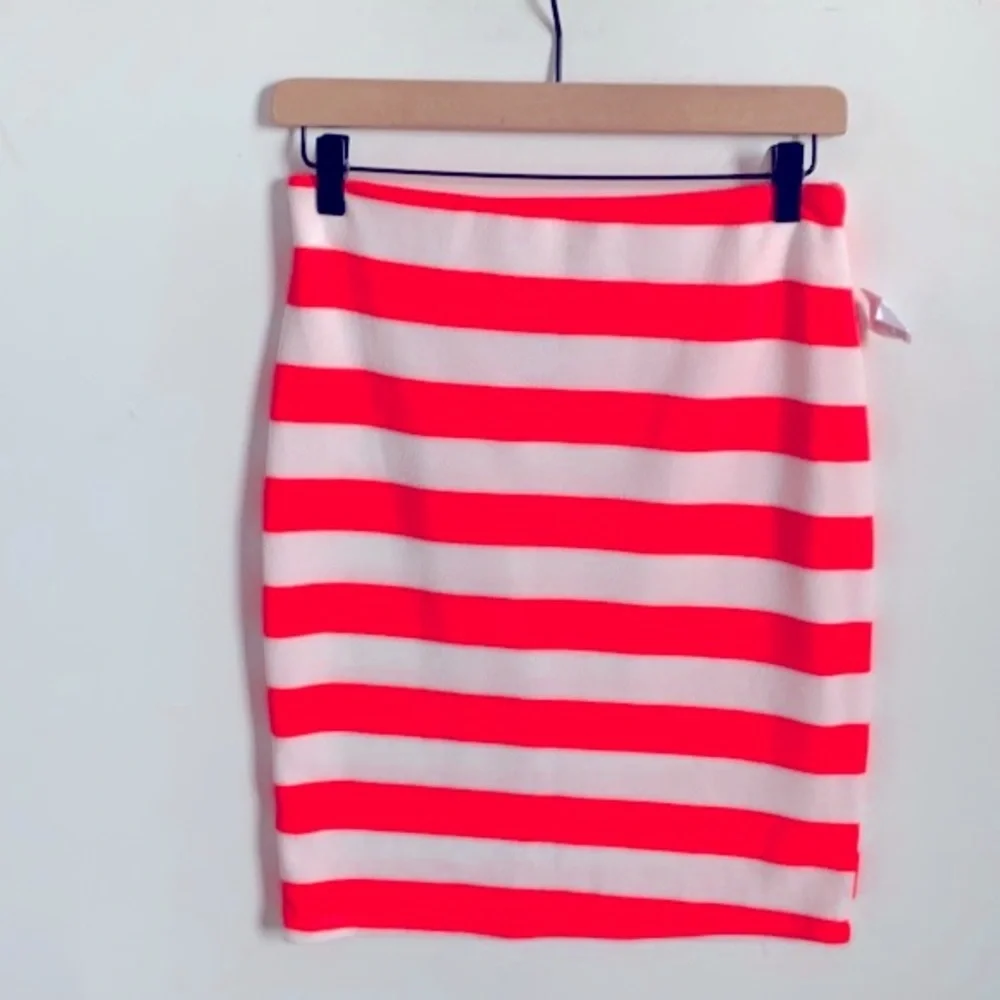 Rainbow neon striped